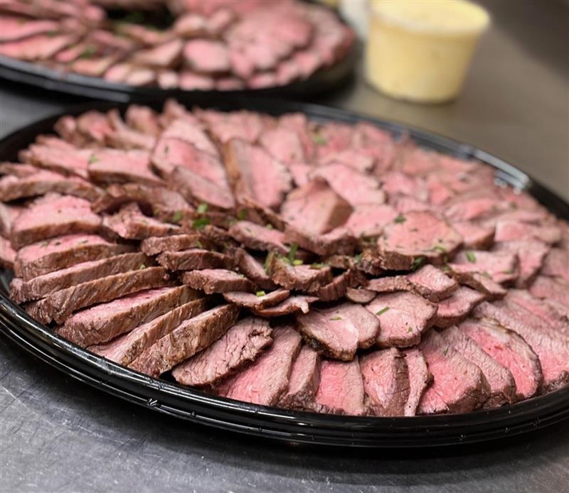 grilled tri tip platter