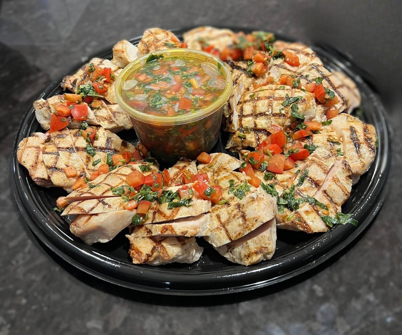 Grilled Mary's Chicken Platter